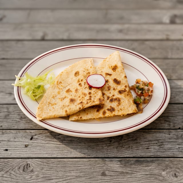 Chicken Tikka Quesadilla.