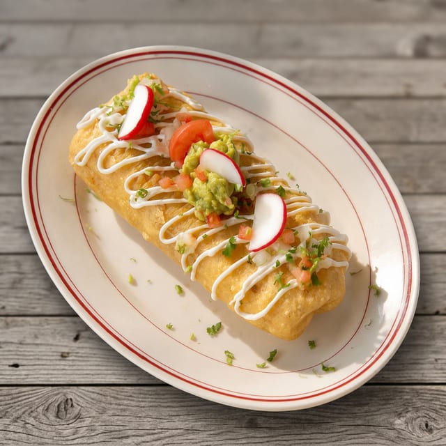 Surf, Turf & Air Burrito.